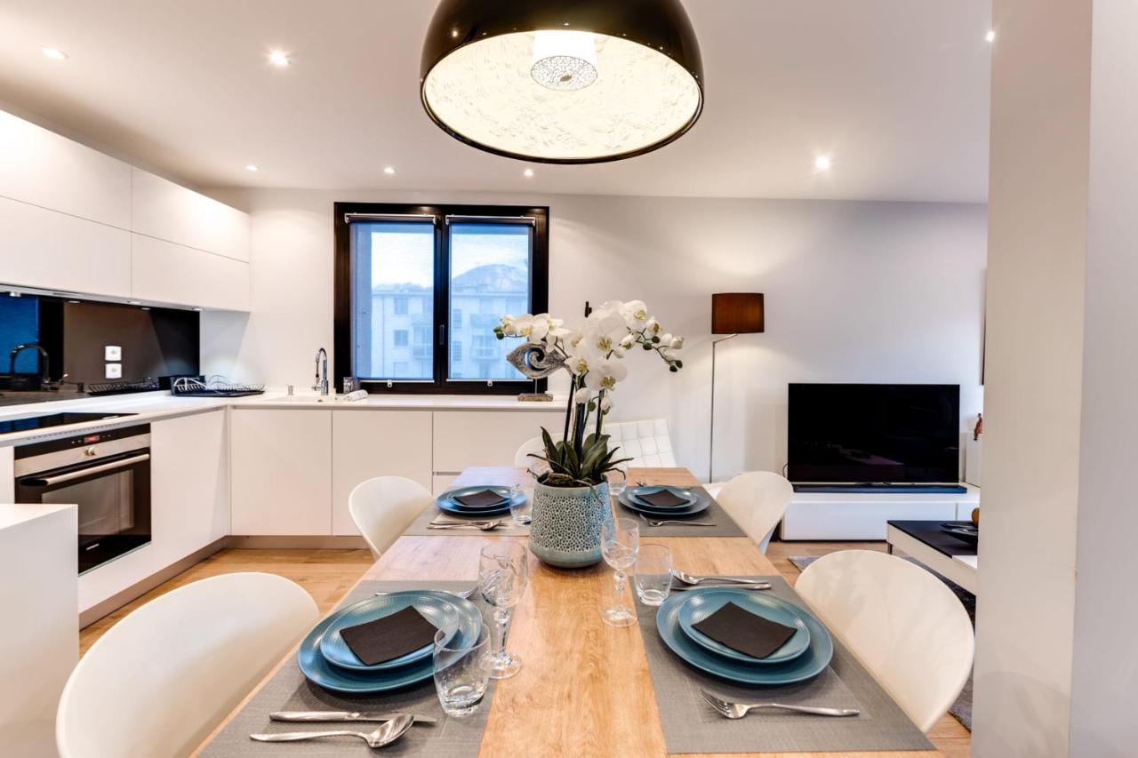 Les Sorbiers - Apartment 2 Bedrooms Top Floor - Parking & Terrace Annecy Luaran gambar