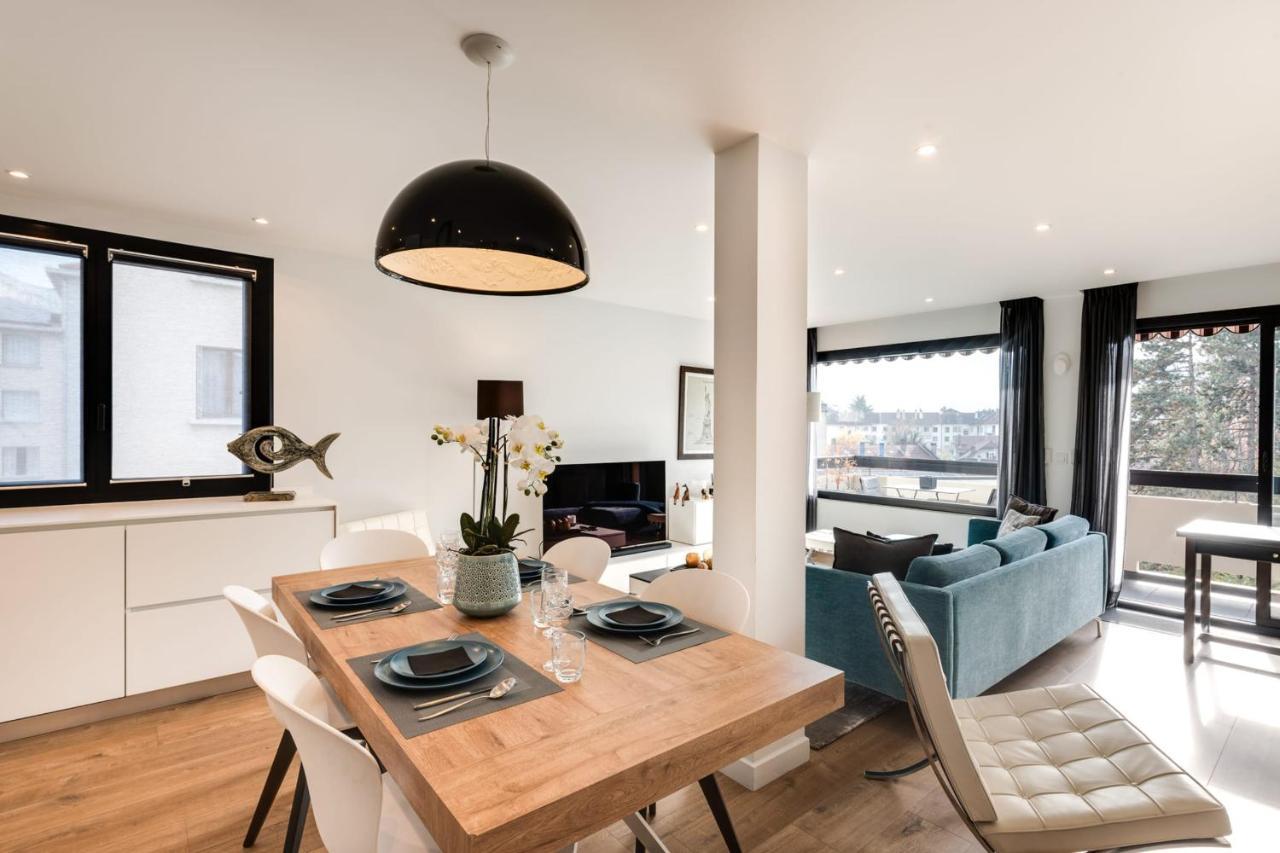 Les Sorbiers - Apartment 2 Bedrooms Top Floor - Parking & Terrace Annecy Luaran gambar